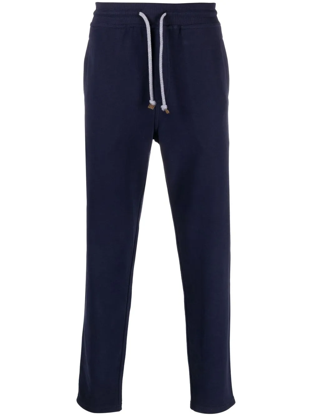 

Зауженные спортивные брюки с кулиской Brunello Cucinelli, синий