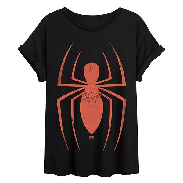 

Футболка Juniors' Spider-Man с принтом и эффектом поношенности Marvel, Black, Черный, Футболка Juniors' Spider-Man с принтом и эффектом поношенности Marvel, Black