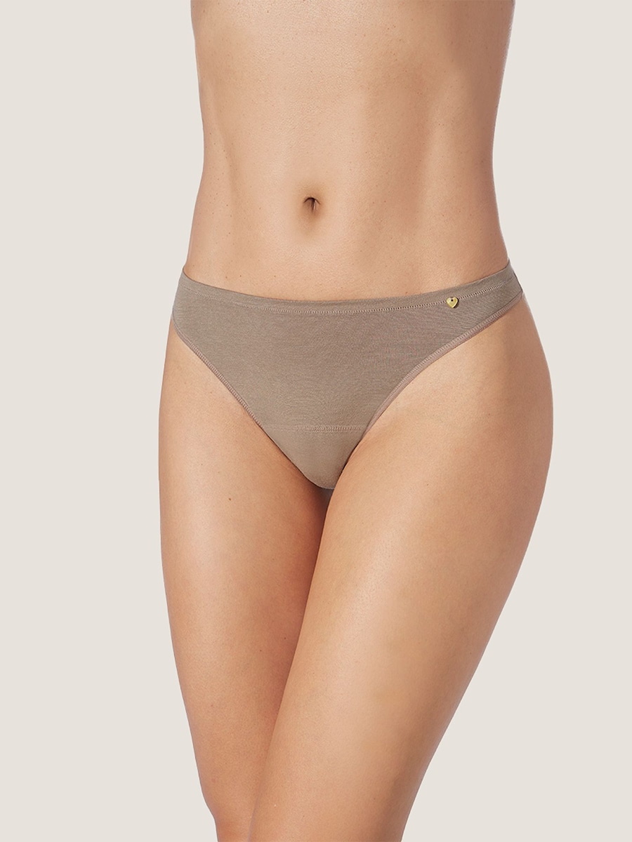 

Бой-шорты zd ZERO DEFECTS Thong in Soft Soy Fibre, коричневый