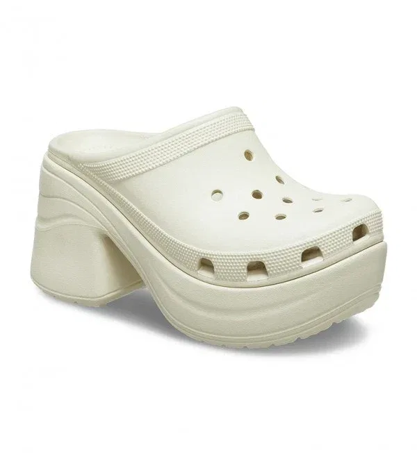 Crocs Siren 208547-2Y2 Сабо с круглым носком, повседневные туфли без шнурков, модель JAX1253, белый — фото 4