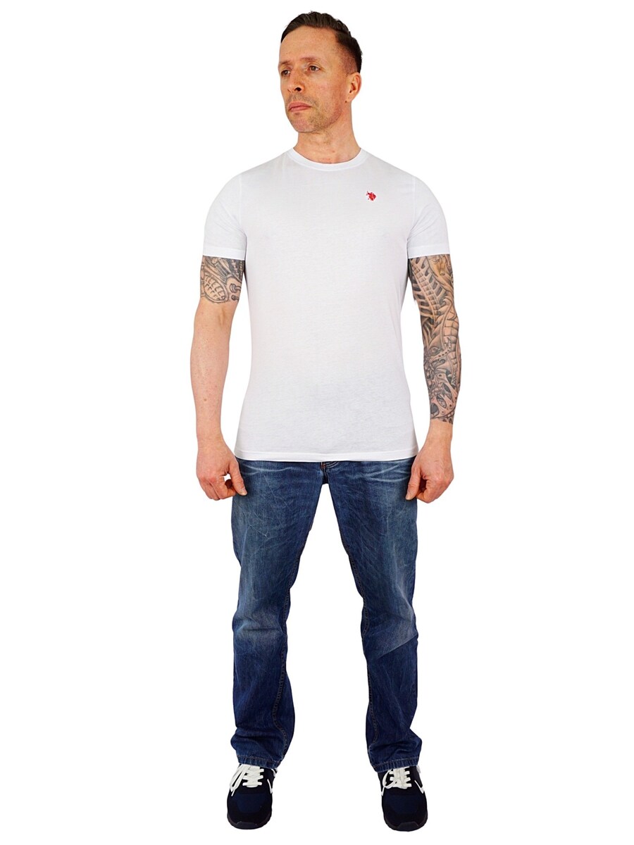 Классическая футболка U.S. POLO ASSN. Shirt, белый — фото 2