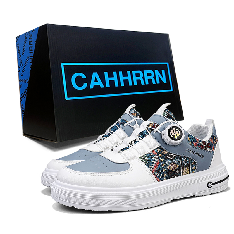 

Низкие повседневные туфли для мужчин CAHHRRN, White Blue