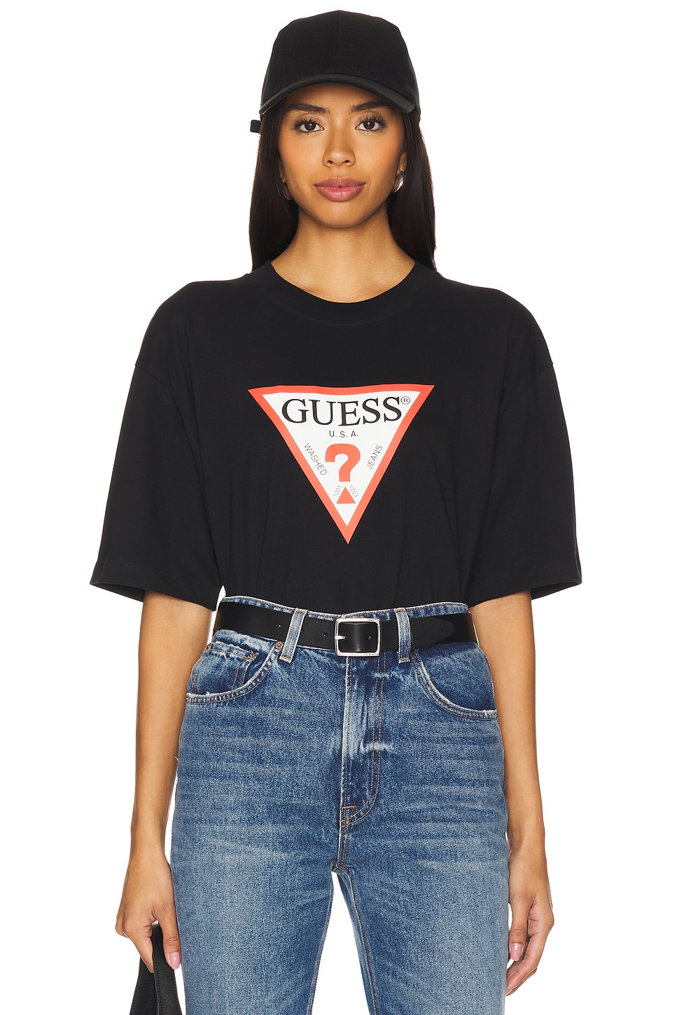 

Легендарная футболка Guess Jeans, черный