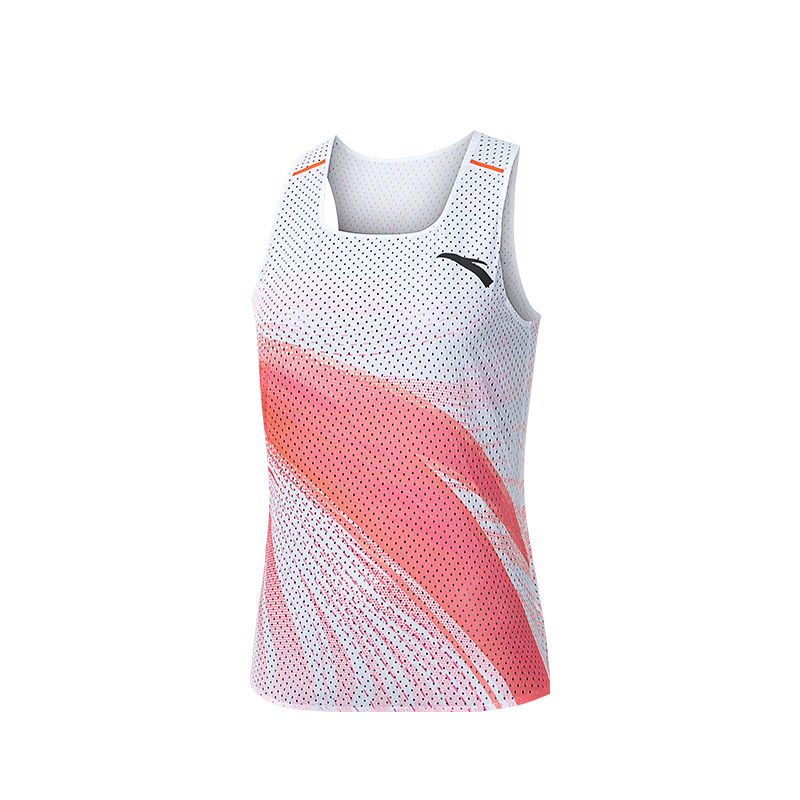 

Женский топ Anta Tank Top Neon Bright Red/All Over Print