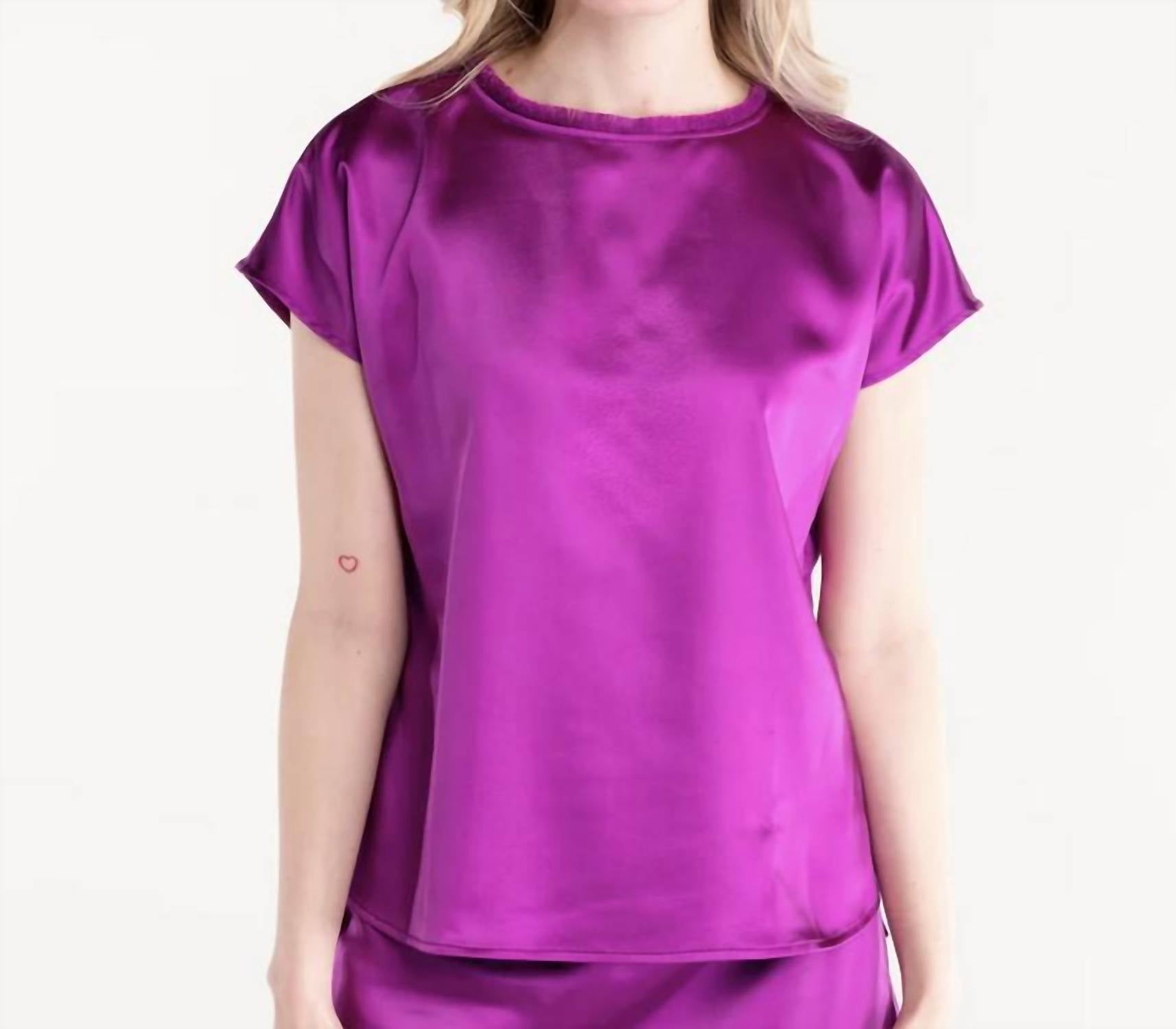 

Топ Astor в сливовом цвете S'edge, цвет plum