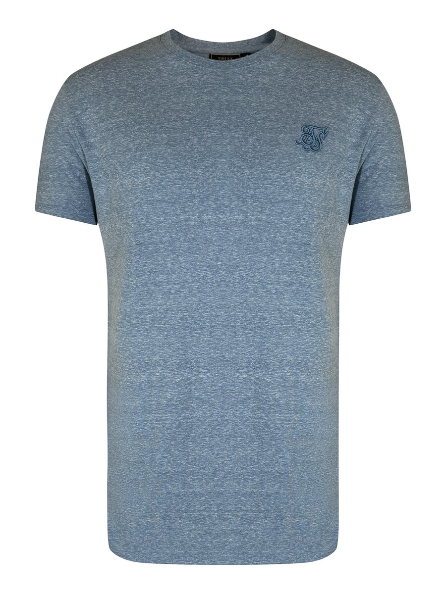 

Рубашка SikSilk, пятнистый синий