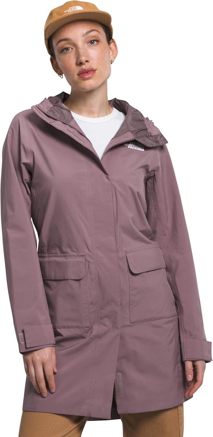 

Женская парка The North Face с капюшоном, фиолетовый