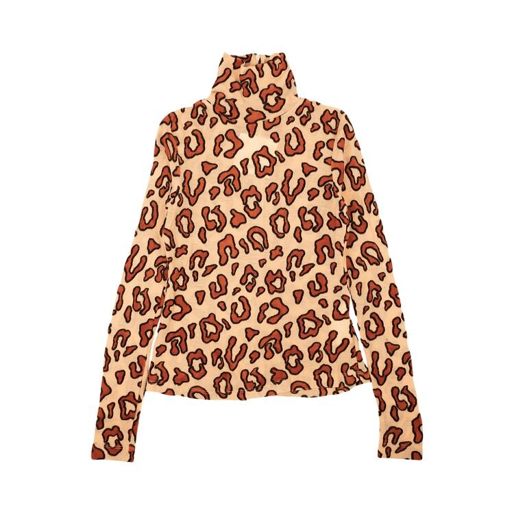 

Джерси Ambush Leopard Jersey Turtleneck Beige/Brown, коричневый