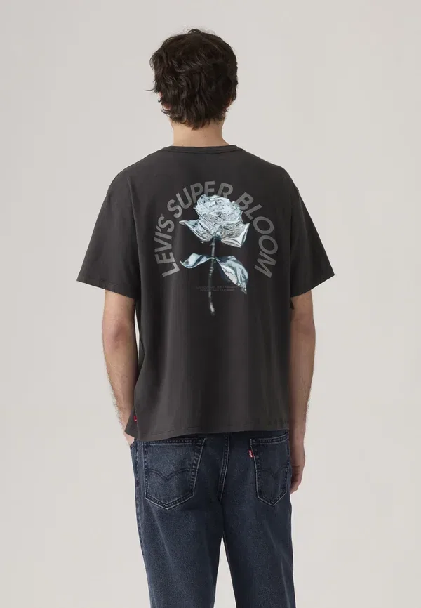 Футболка Levi'S Vintage fit graphic tee print, цвет черный