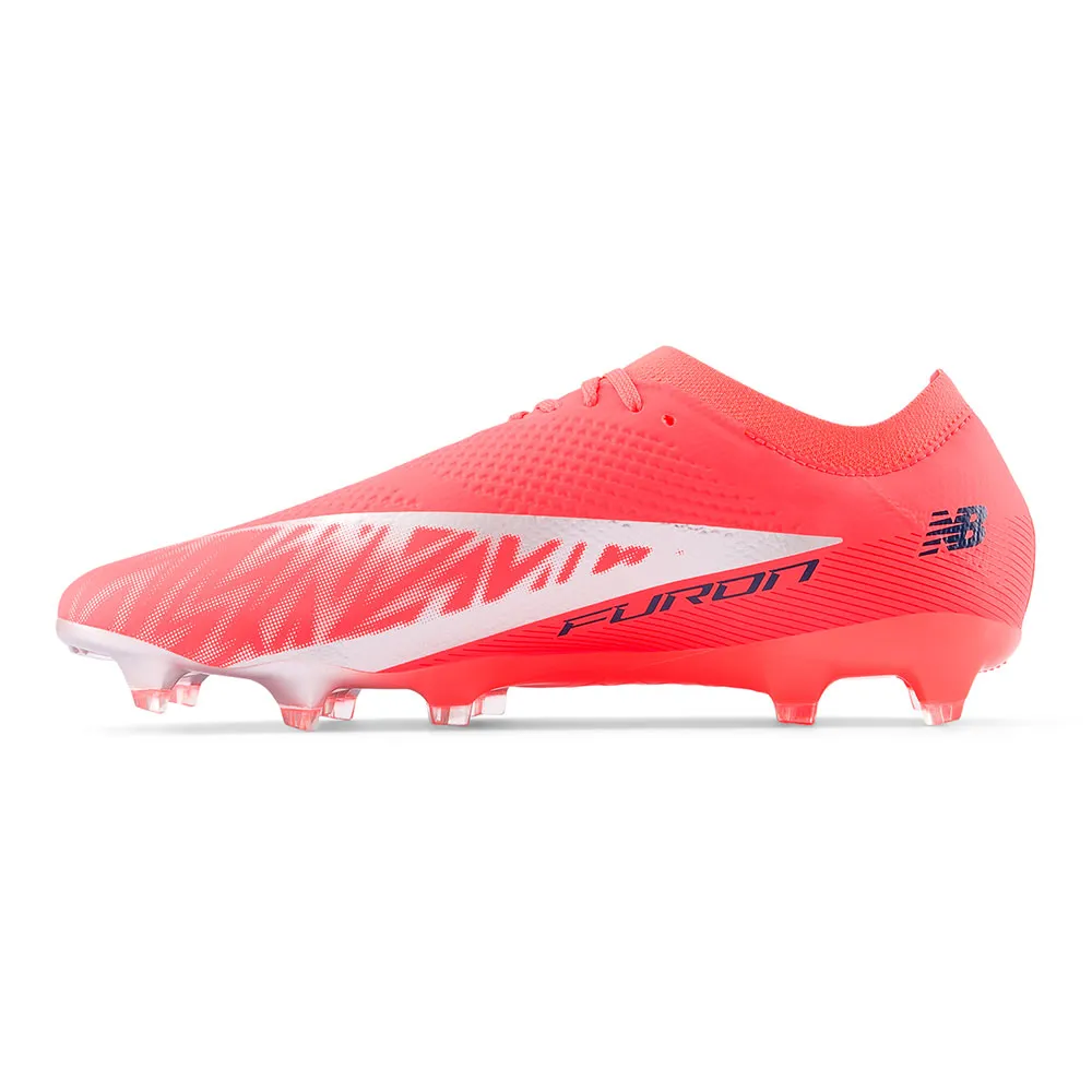 Футбольные бутсы New Balance Furon Pro FG V8, красный — фото 3