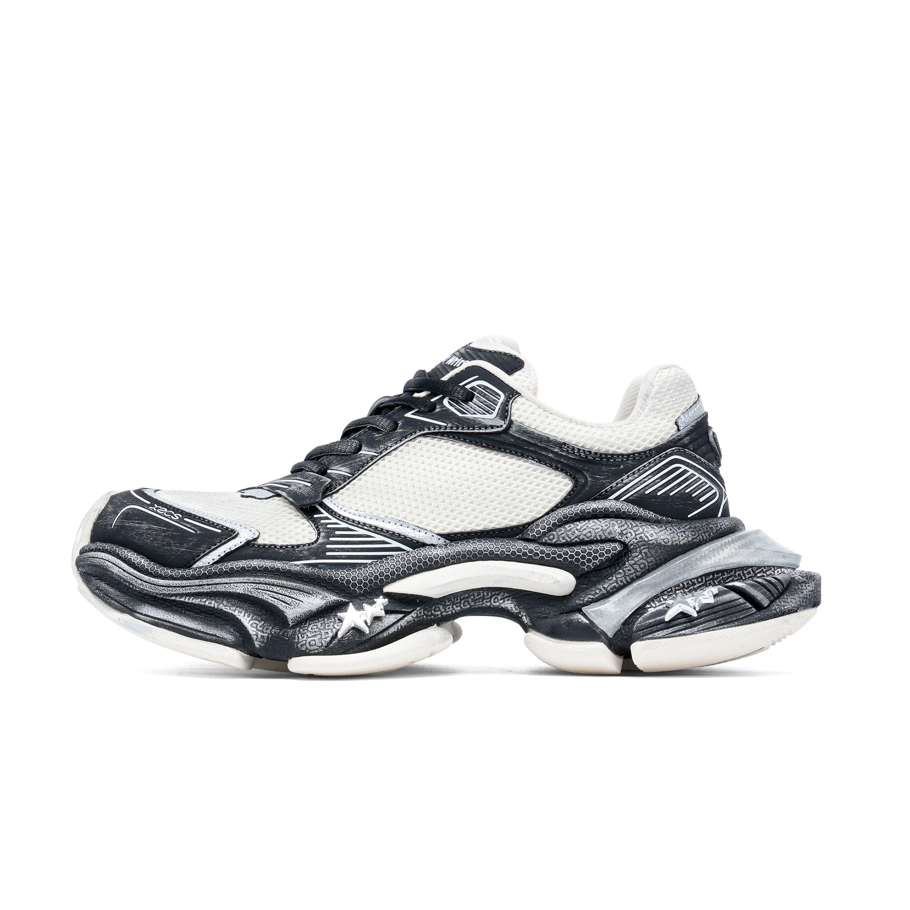 

Амортизирующие, дышащие, легкие, увеличивающие рост низкие массивные кроссовки для мужчин, черные COLOUR WRITE, Black Men'S