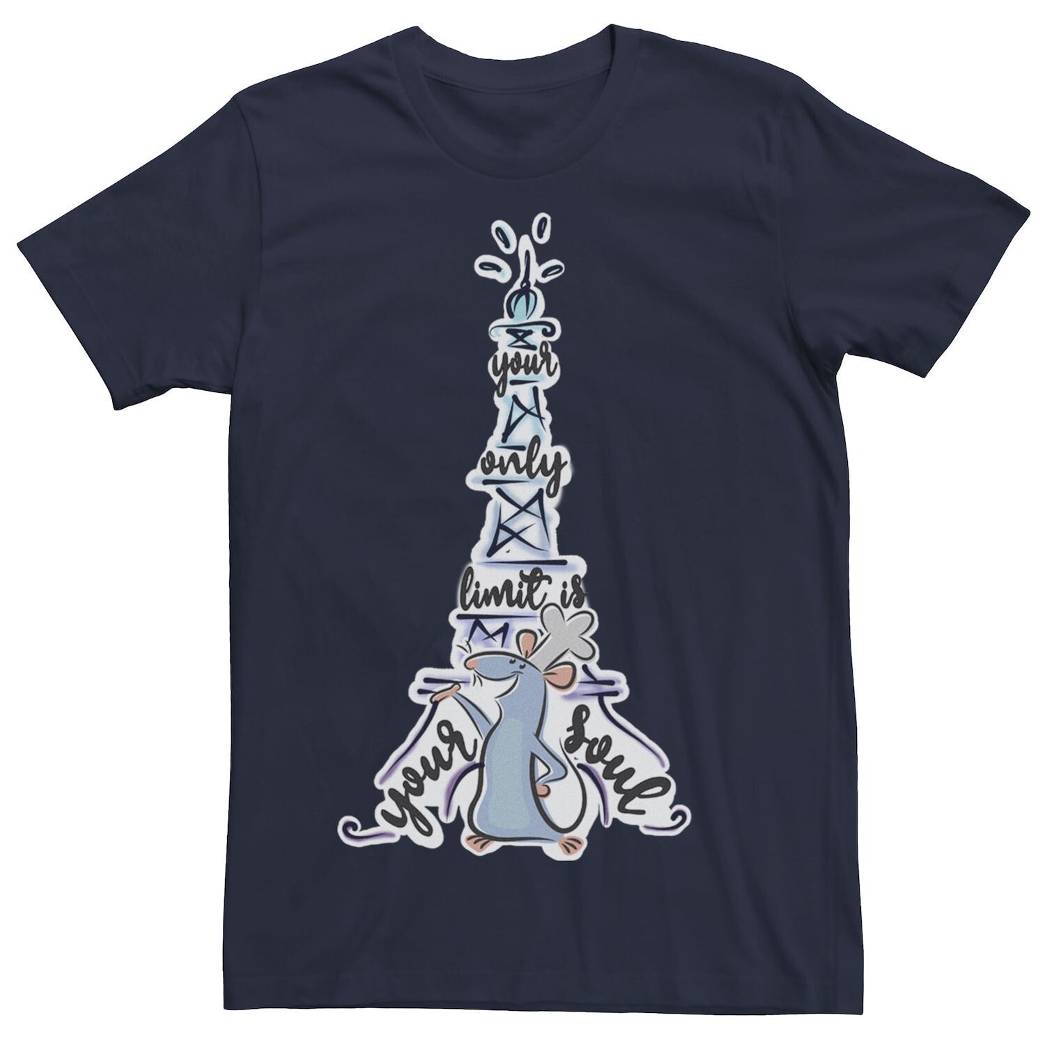 

Мужская футболка Ratatouille Remy Your Only Limit Is Your Soul Tee Disney / Pixar