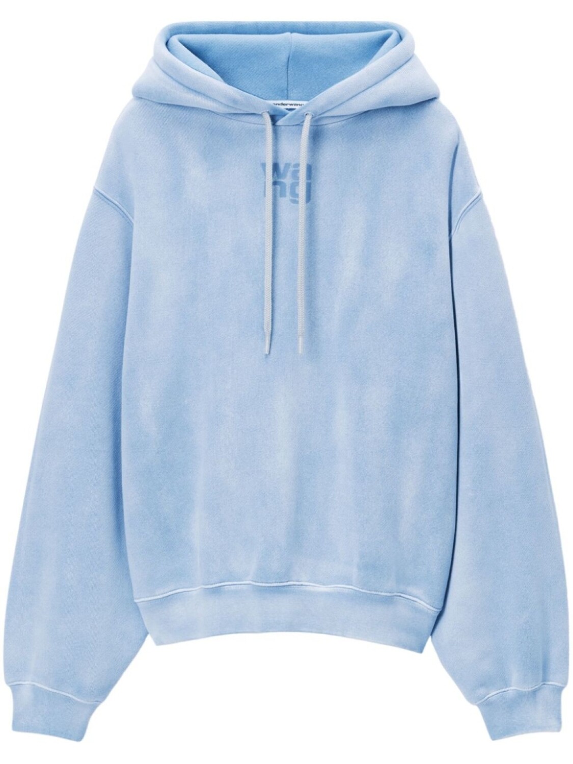 

Основная толстовка с капюшоном Alexander Wang, синий