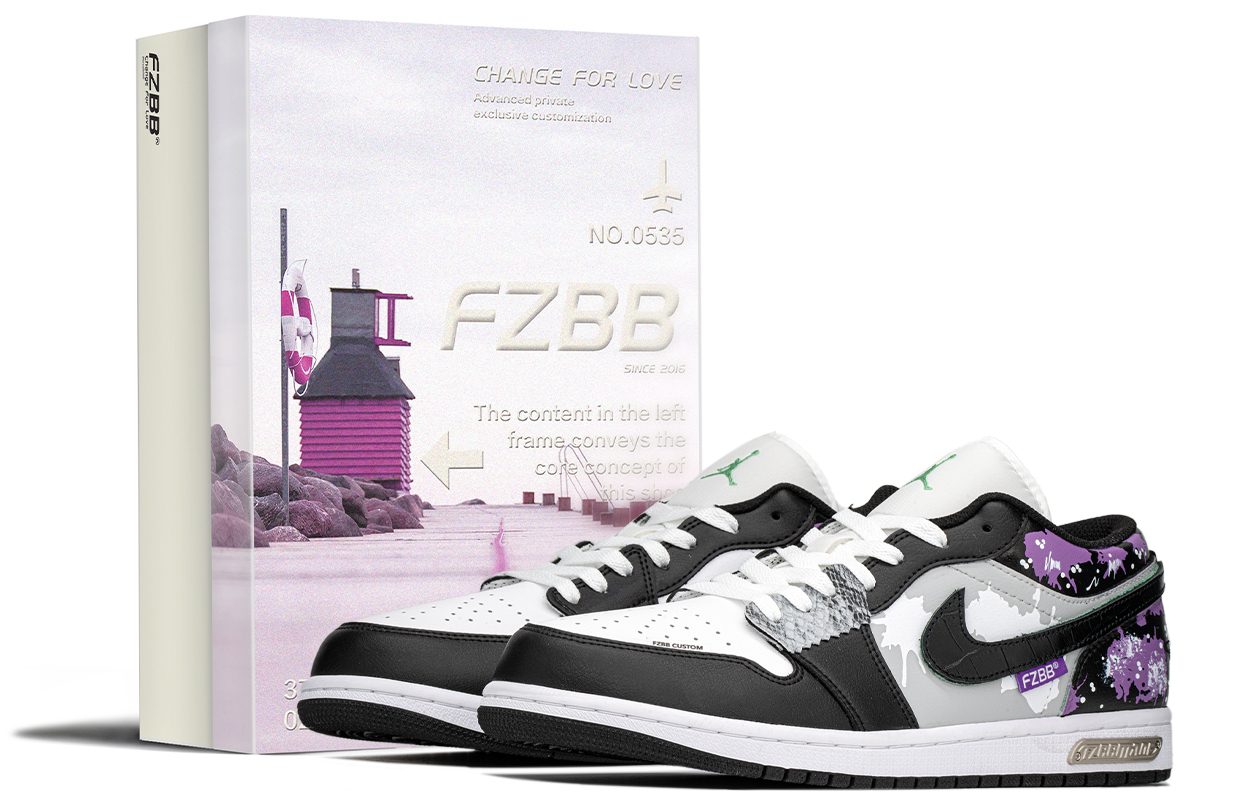 

Air 1 Устойчивые к истиранию амортизаторы Низкие Кроссовки для баскетбола Винтажные Мужские Черные Фиолетовые Jordan