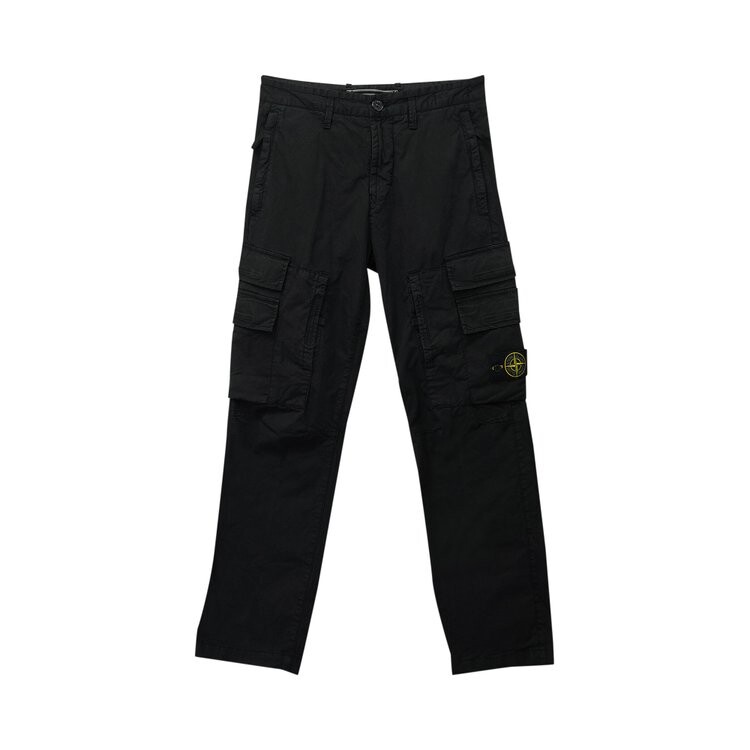 

Брюки карго Stone Island Straight Fit 'Black', черный