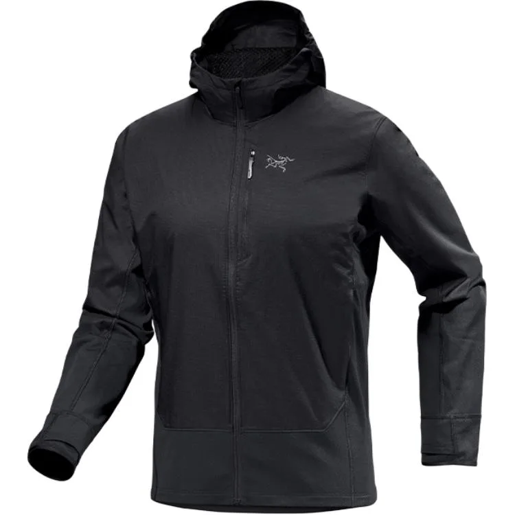 Куртка Konseal мужская с капюшоном тонкая Arcteryx, Electra/Soul Sonic/Iridescent Blue/Sonic Purple — фото 4