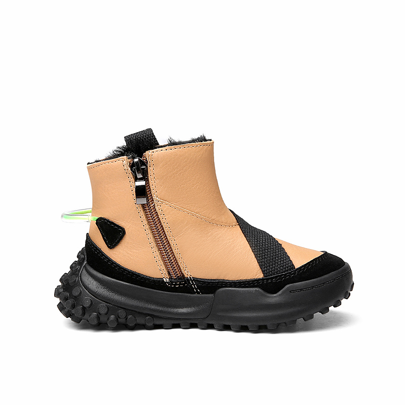 Jeep Утепленные ботинки High top для детей, устойчивые к скольжению и истиранию, с легкой амортизацией, цвет Earth Yellow — фото 3