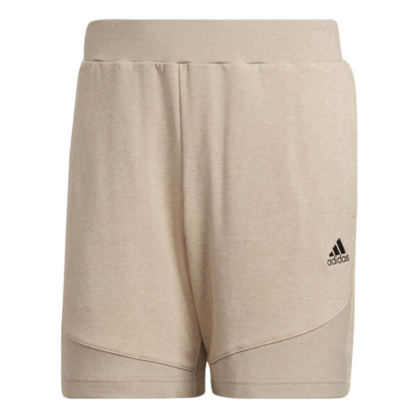 

Шорты men's botandyed short solid color straight loose shorts light khaki Adidas, мультиколор