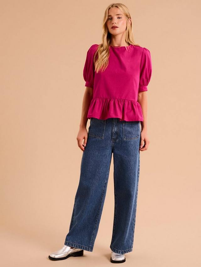 

Топ с завязками на спине от элли OMNES, цвет Magenta