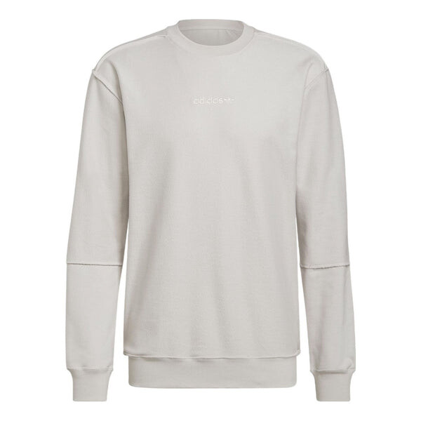 

Толстовка Men's adidas originals Round Neck Pullover Sports Gray Pearl Pink, мультиколор