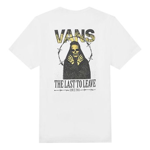 

Футболка Vans Back Printing Short Sleeve Couple Style White VN0A4P5AWHT, белый