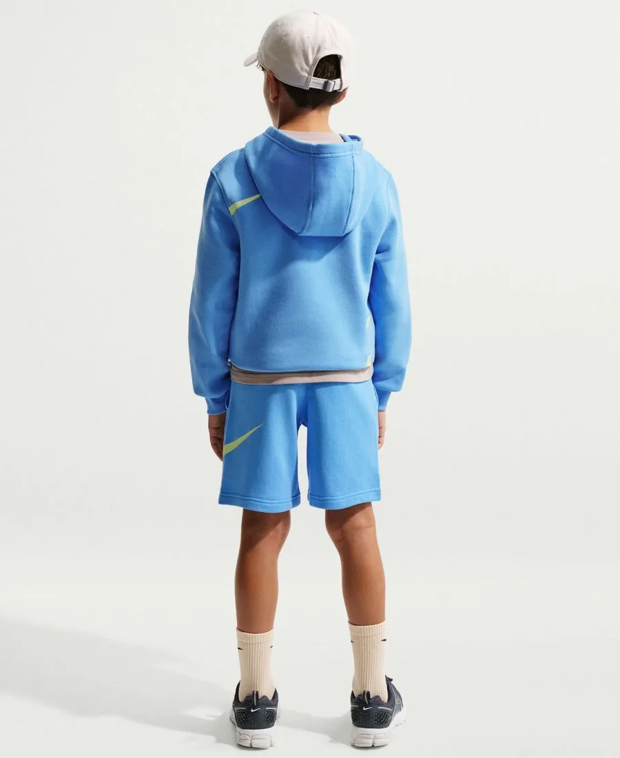 Детские спортивные шорты с логотипом клуба Nike, черный/белый — фото 4
