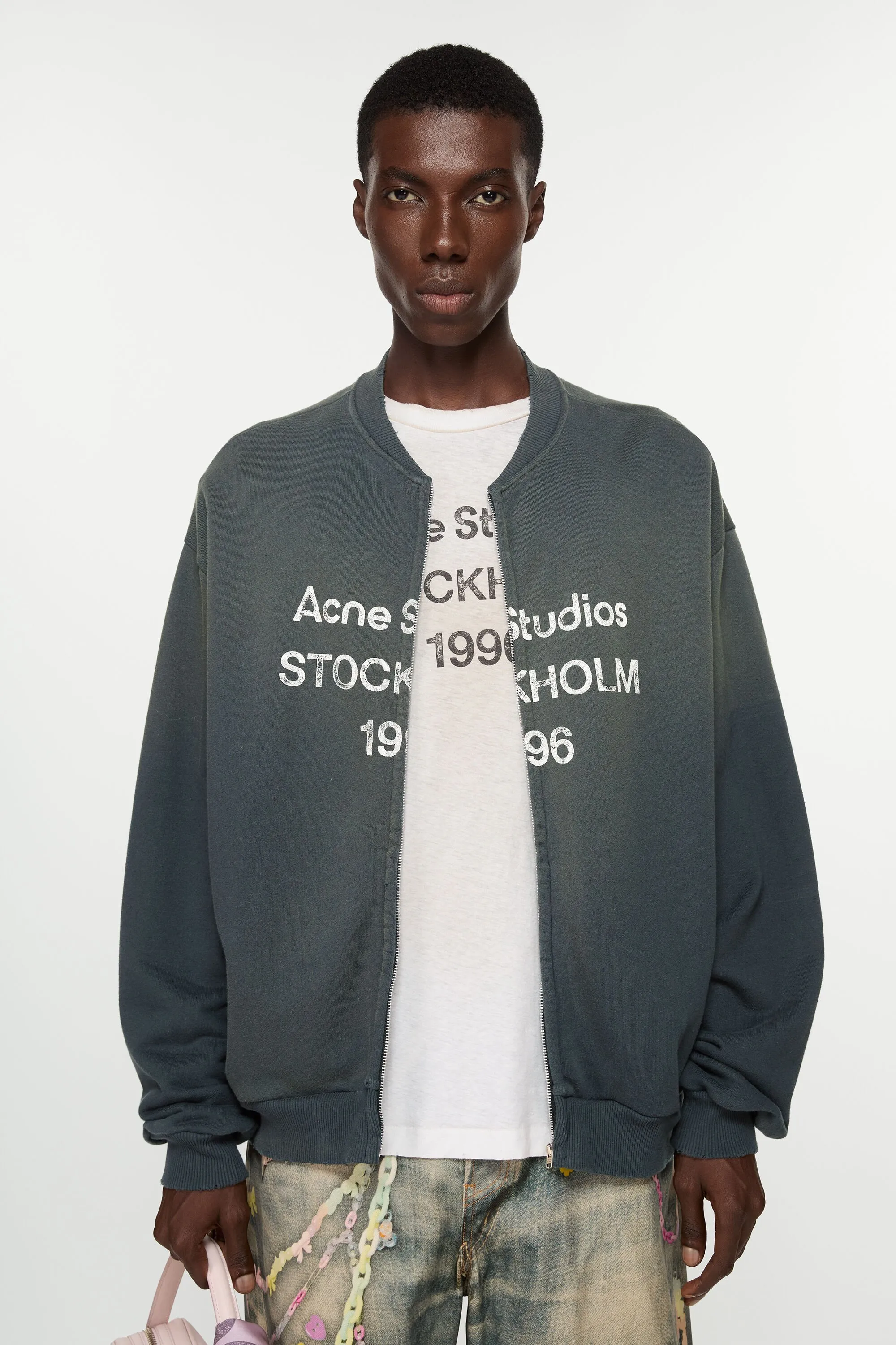 

Логотип свитера на молнии Acne Studios, Black