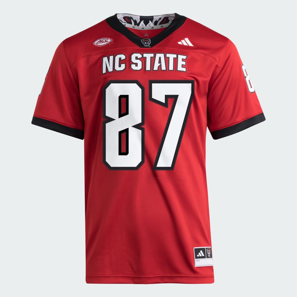 

Джерси Adidas NC State Wolfpack Premier Home Football Jersey, цвет Team Power Red