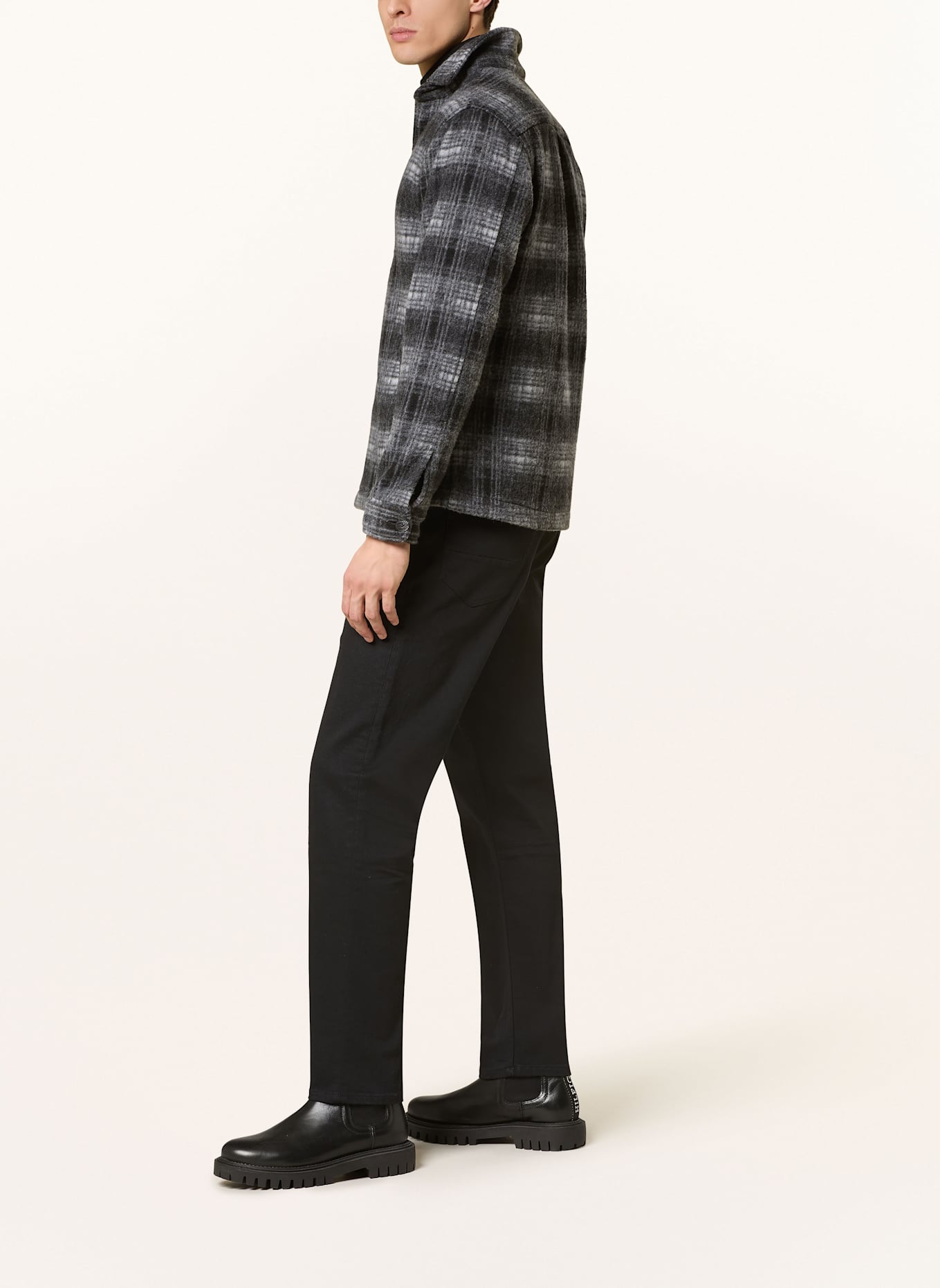 Джинсы core harlem свободный зауженный крой Tommy Hilfiger, черный — фото 4