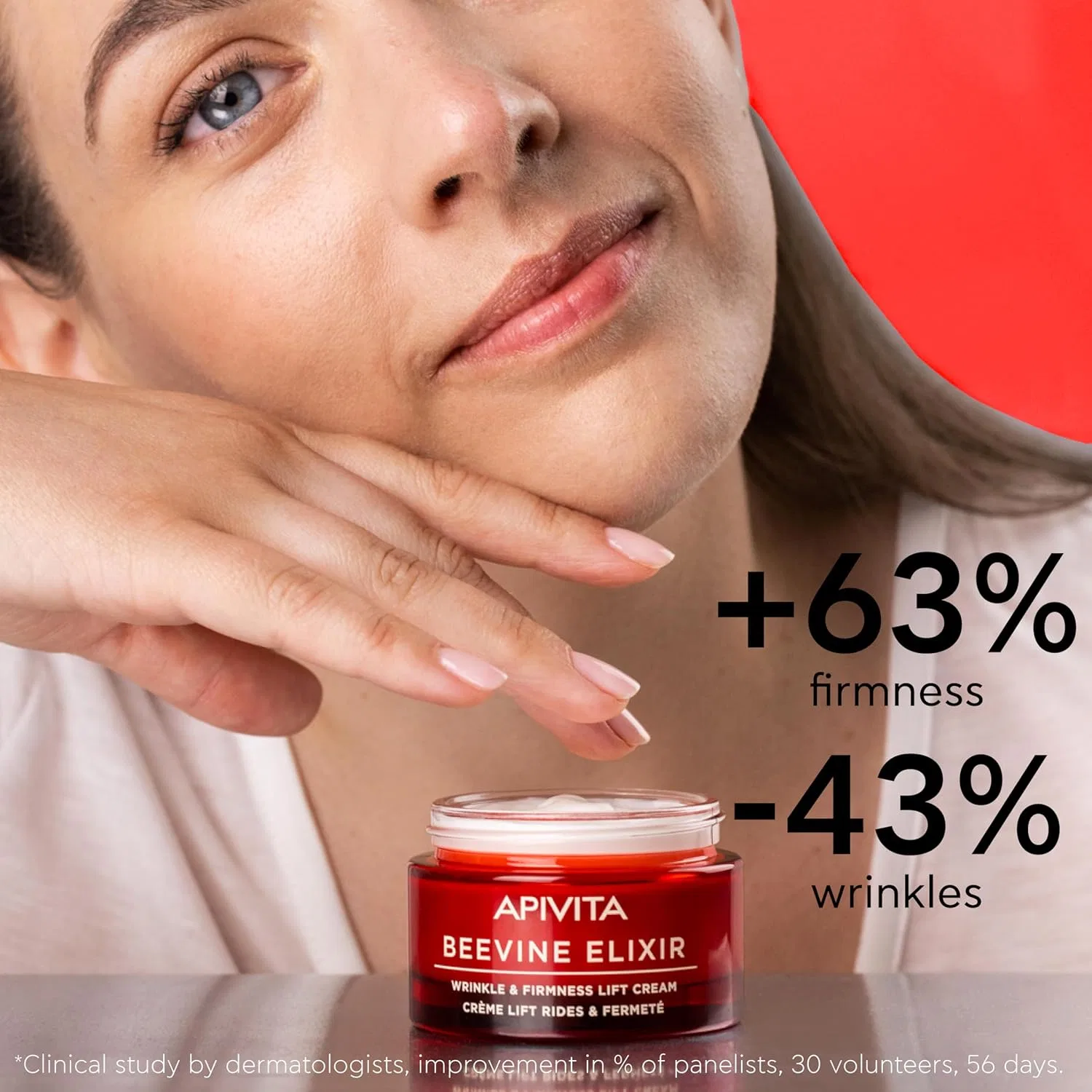 Крем для лица Apivita — Антивозрастной «Beevine Elixir Wrinkle & Firmness Lift Cream» от, 50 мл — фото 4