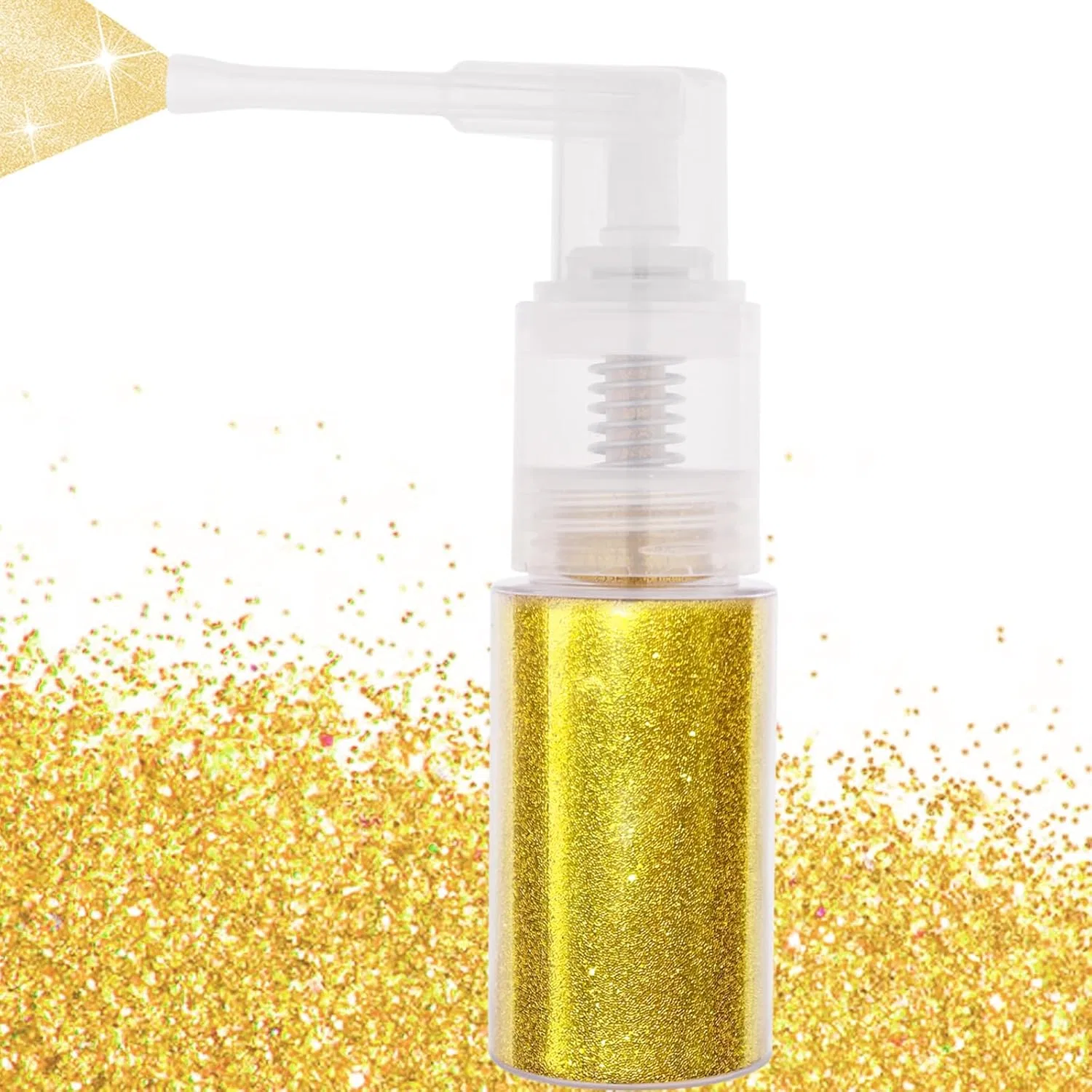 Спрей для тела и волос с блестками MEICOLY Gold, 25 г