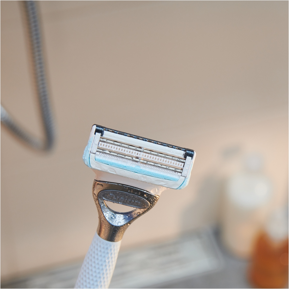 Бритва Venus для лобковых волос и кожи, для коррекции линии бикини Gillette, su keičiama грalvute — фото 4