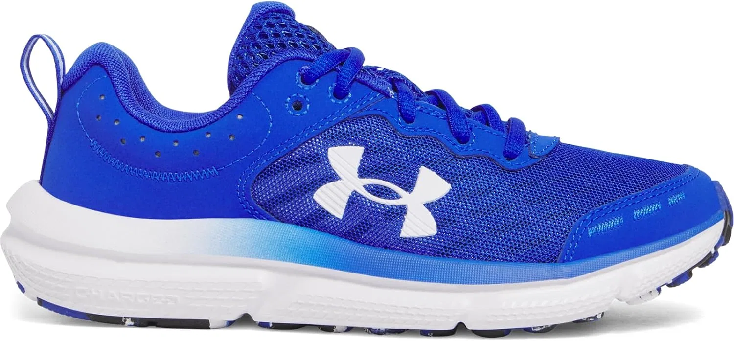 Кроссовки Under Armour Boys' Grade School UA Assert 10 для бега, Team Royal Black White
