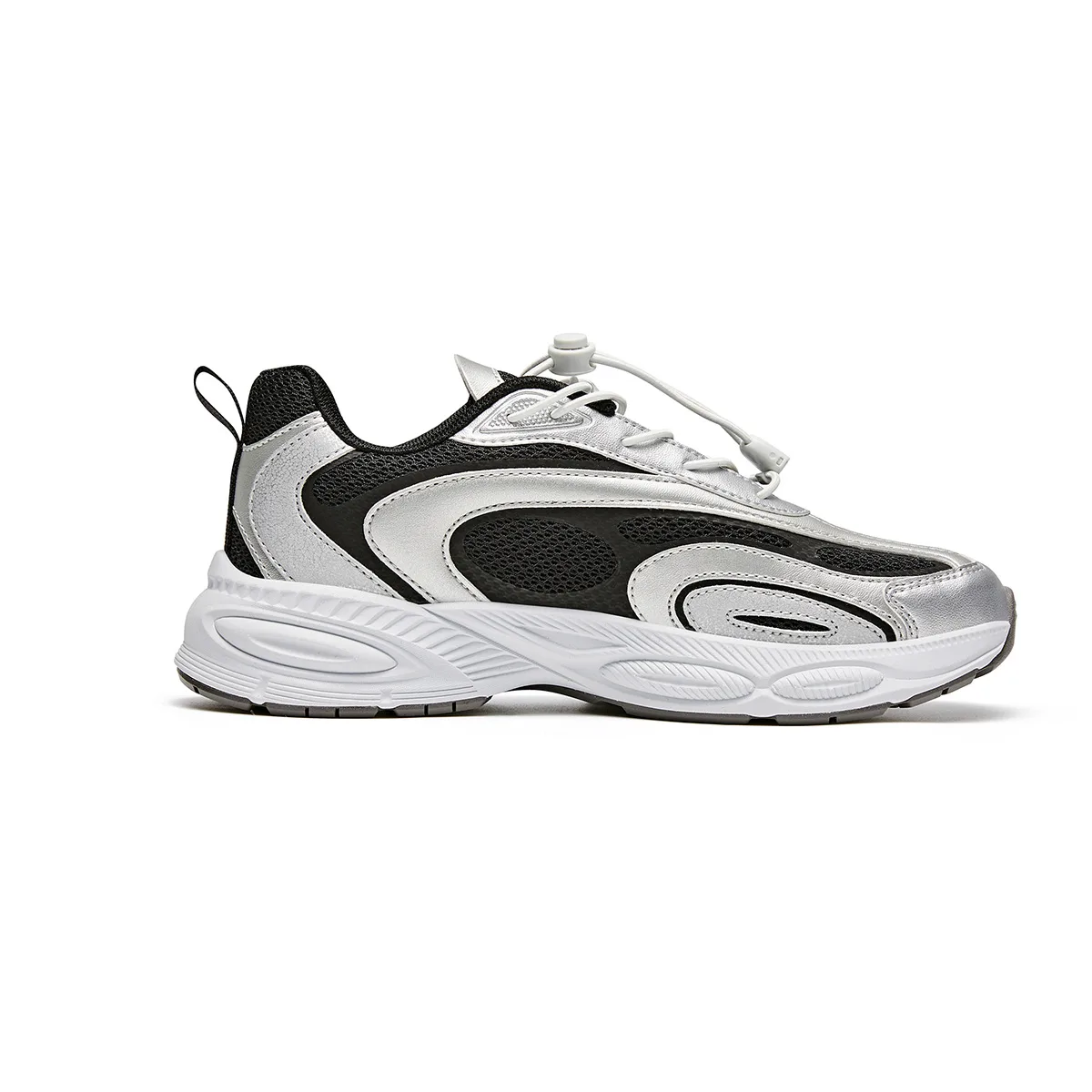 Детские кроссовки low top из искусственной кожи Sports Life Collection Under Armour, черный серебро — фото 3