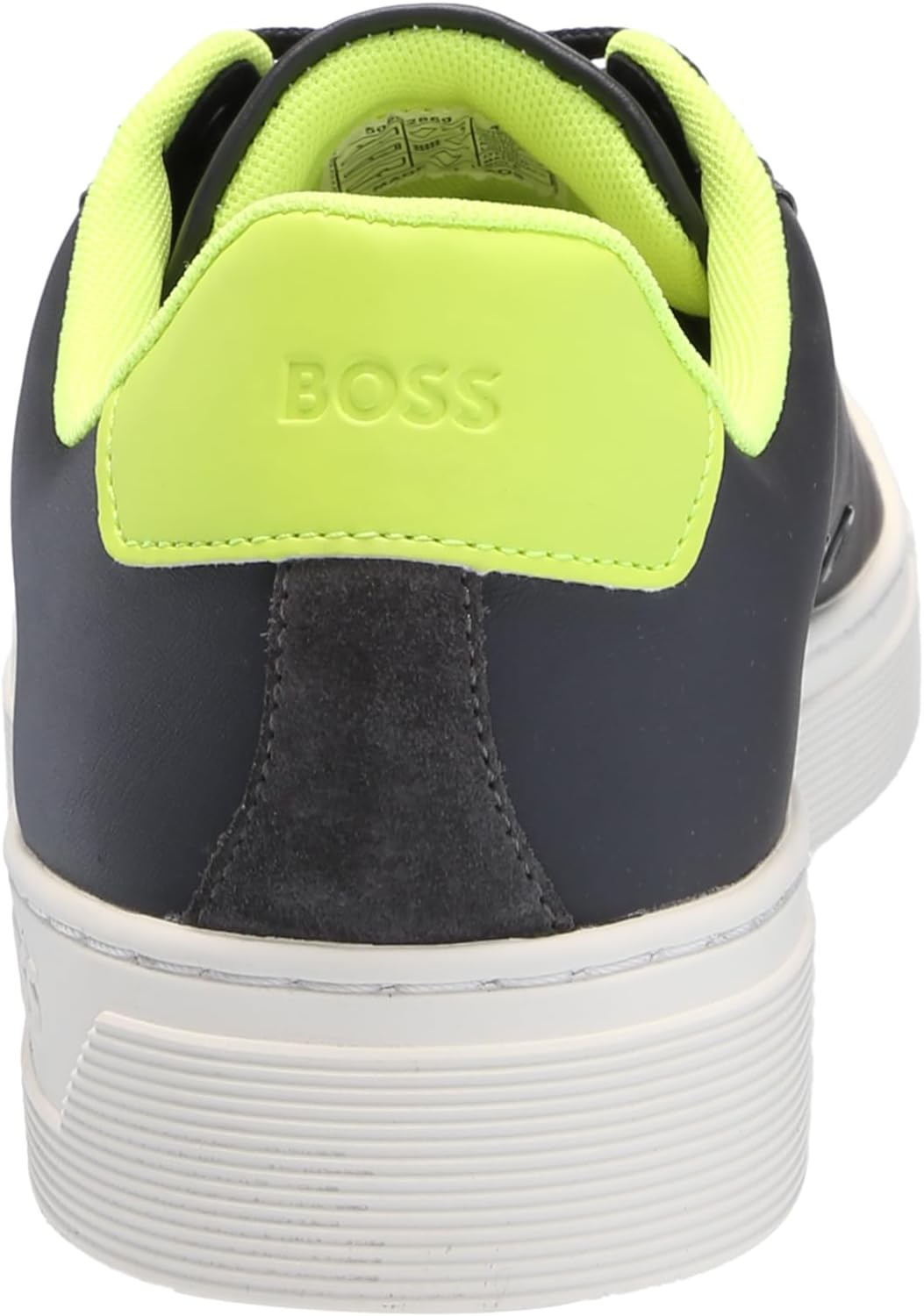 BOSS мужские кроссовки Rhys Cupsole с маленьким логотипом, Night Blue — фото 3