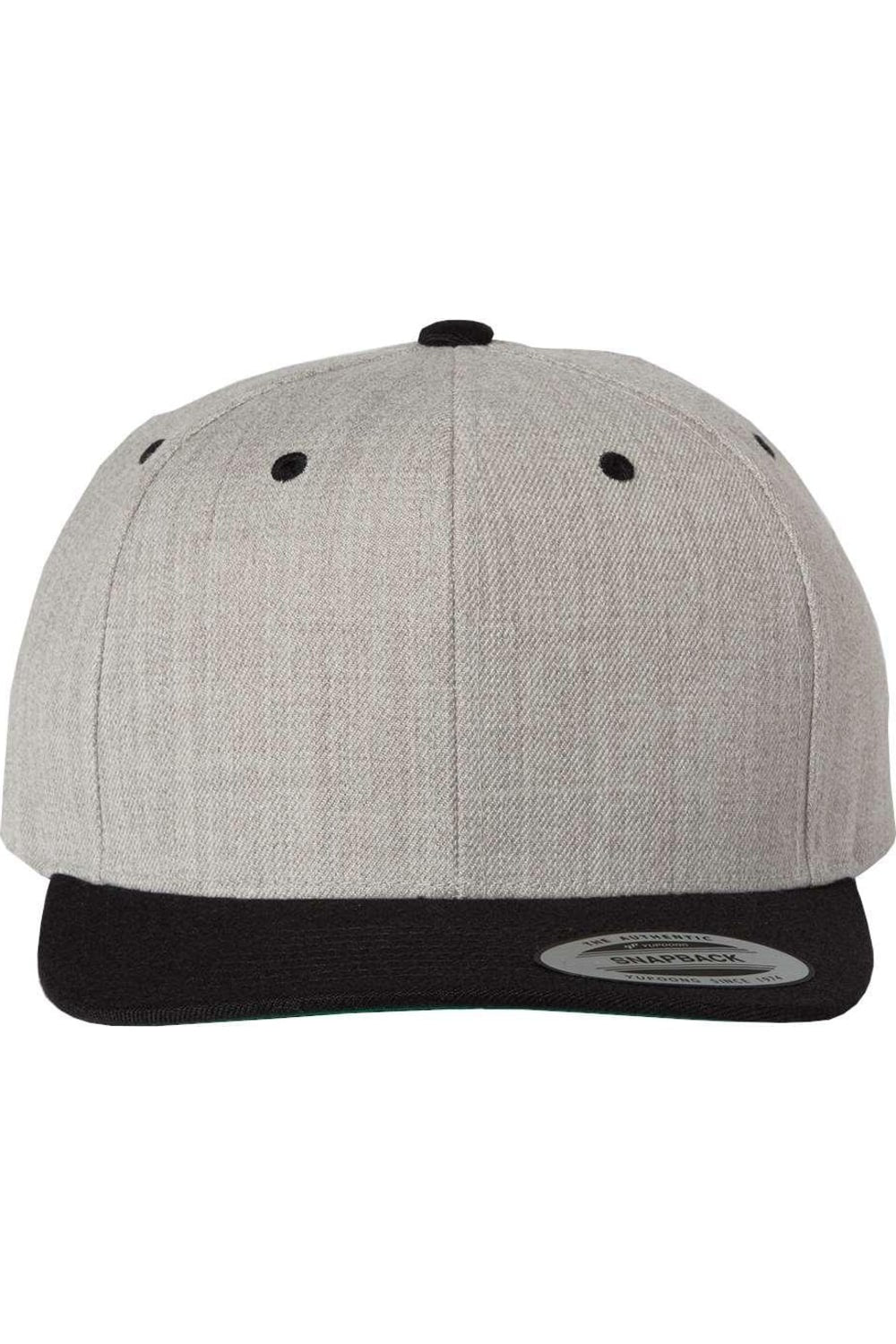 

Кепка с плоским козырьком YP Classics Snapback, цвет heather/ black