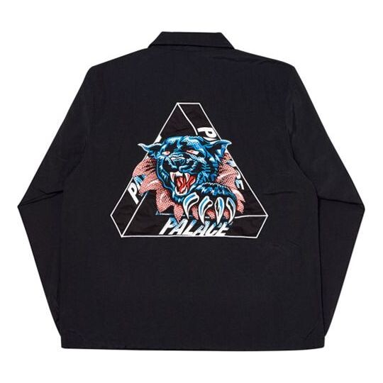 

Куртка PALACE Triangle Pattern Logo lapel Jacket Unisex Black, черный