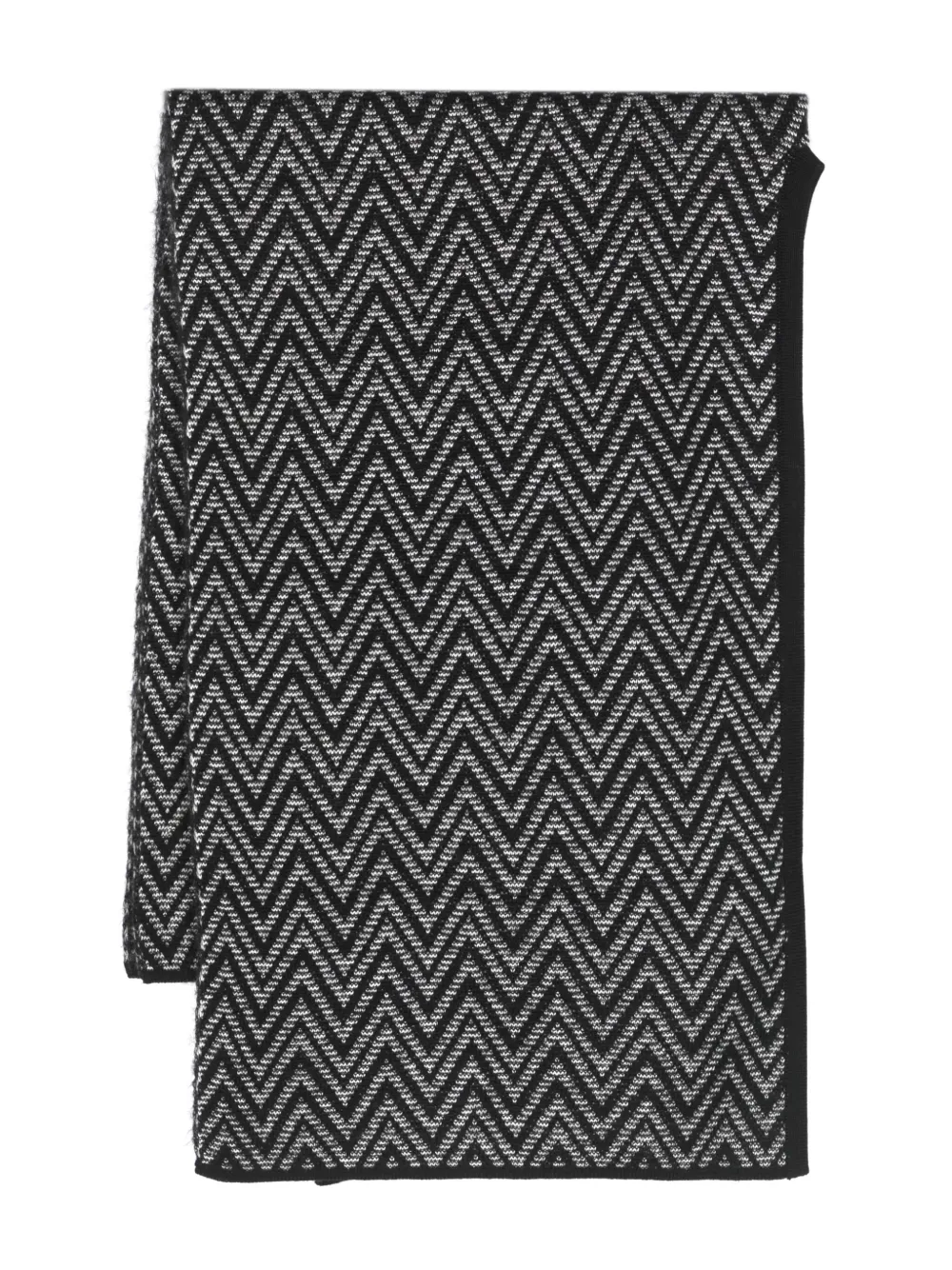 

Шарф с узором зигзаг Missoni, черный