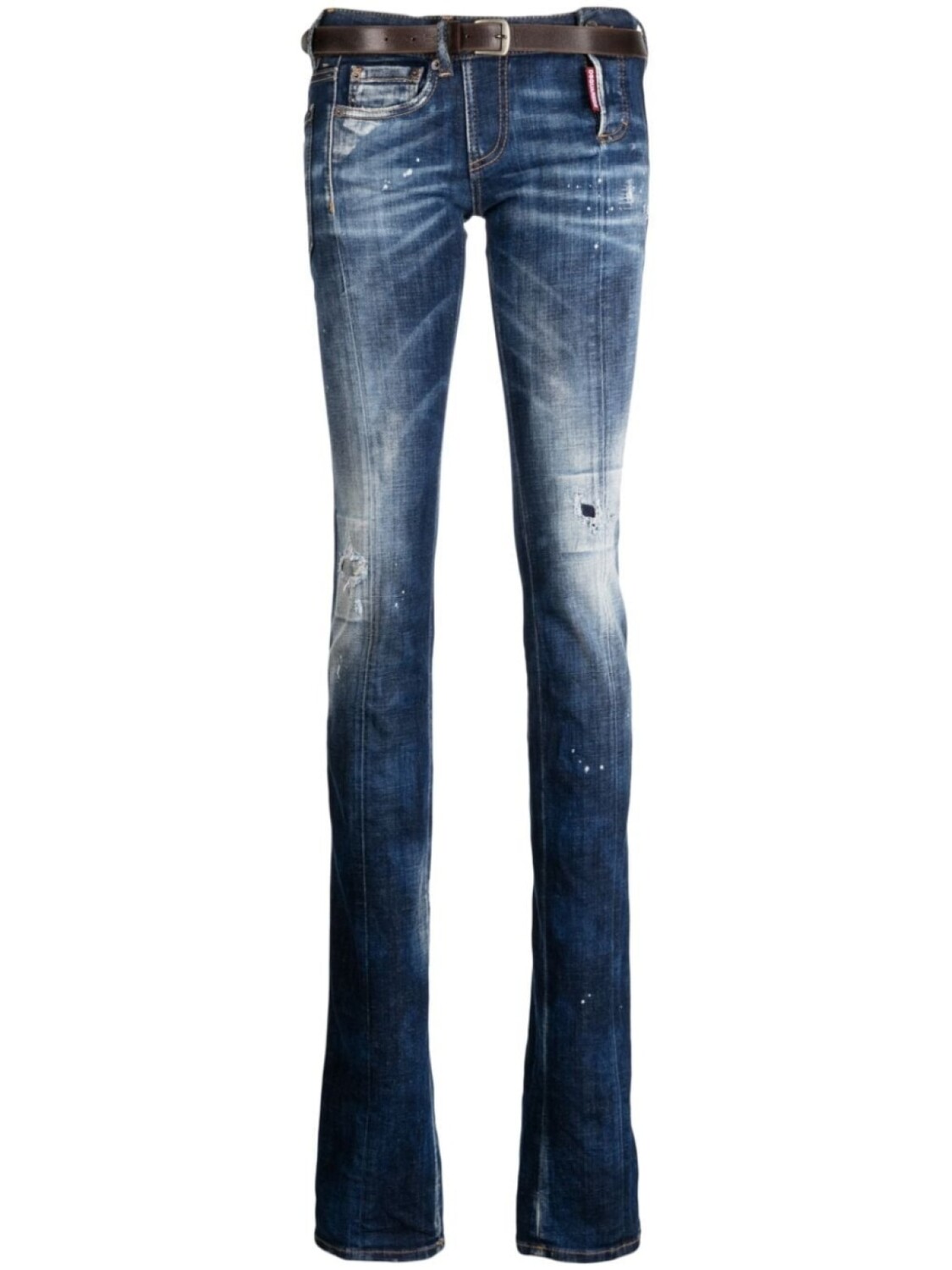 

Джинсы скинни Sharpey с низкой посадкой Dsquared2, синий