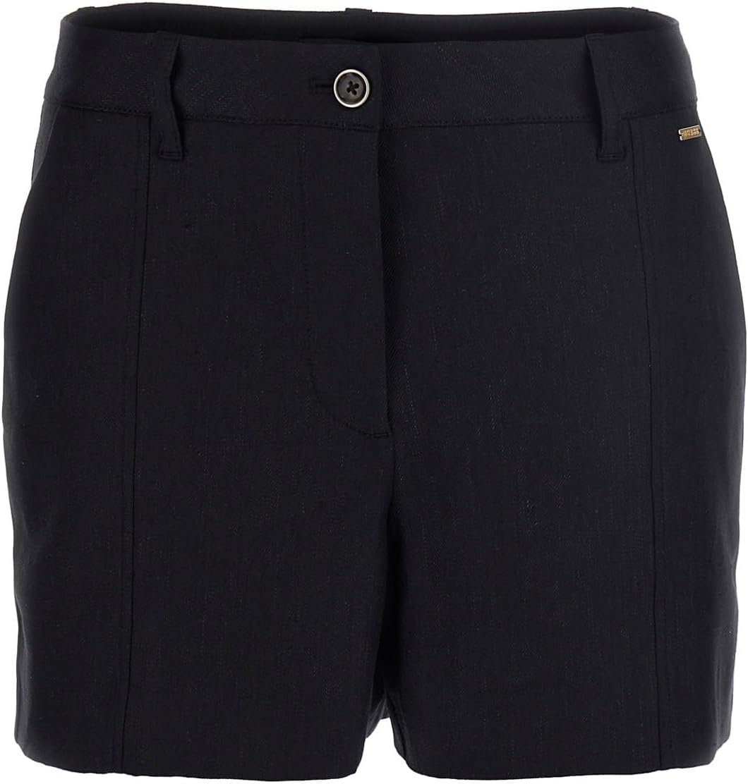 

GUESS Женские шорты Eco Isabeau Linen, Jet Black