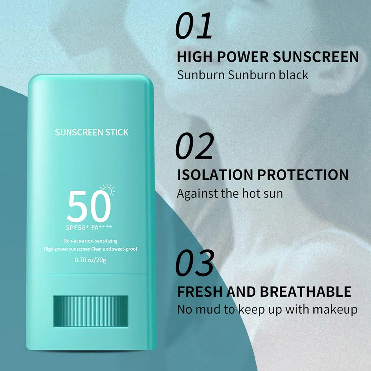 Солнцезащитный спрей SPF50+ PA++++, универсальный, бесцветный, 1 шт Generic — фото 4