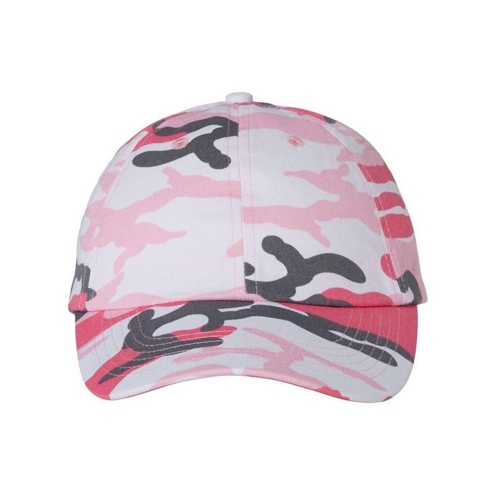 

Классическая кепка для пап Valucap для взрослых, биостиранная, цвет Pink Camo