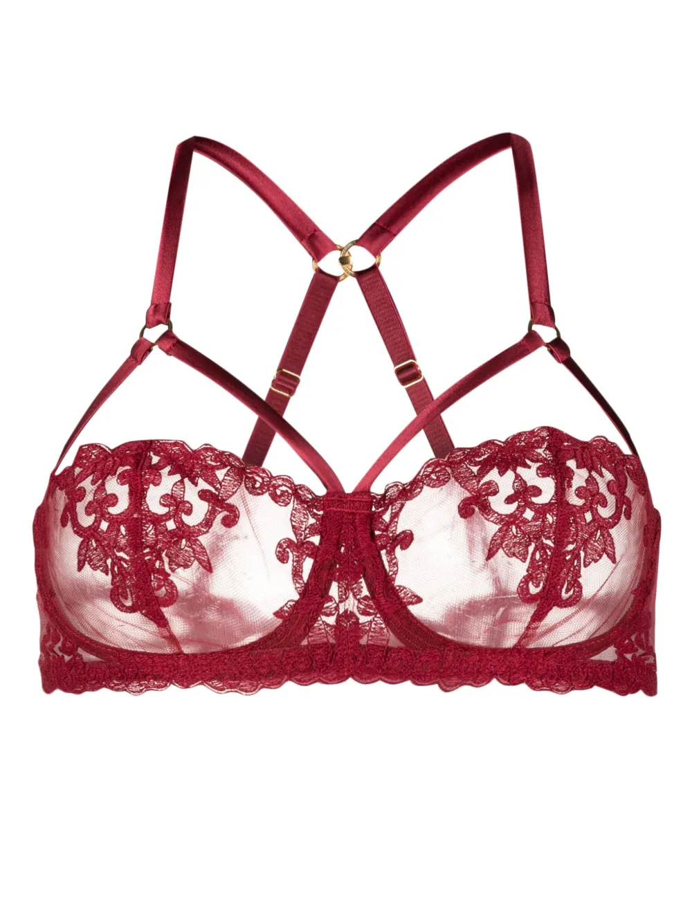 

Бюстгальтер-балконет Gisele Fleur Of England, красный