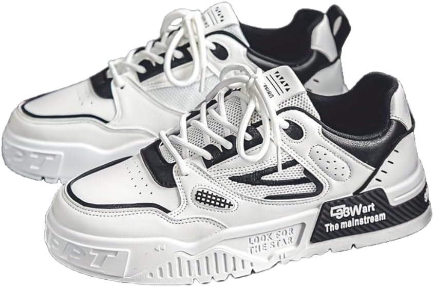 

Мужские кроссовки Hhhchpm со шнуровкой, дышащие, повседневные стильные кеды для лета, белый