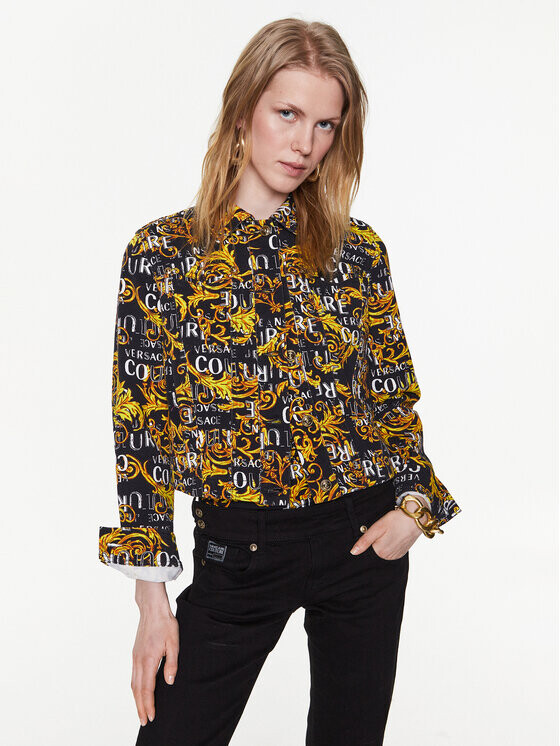 

Джинсовая куртка стандартного кроя Versace Jeans Couture, черный