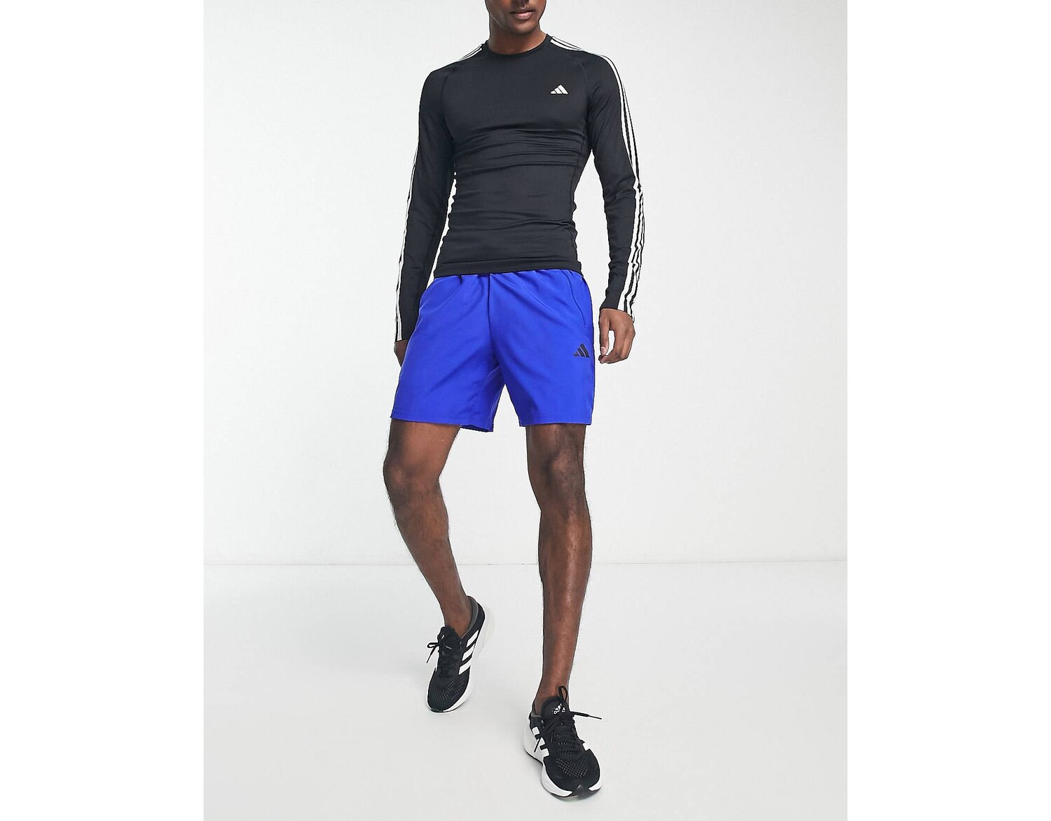 Синие 7-дюймовые плетеные шорты adidas Training Train Essentials adidas performance — фото 2