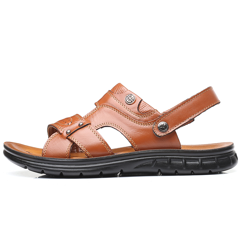 

BOLE Пляжные сандалии мужские желтые, цвет Yellow