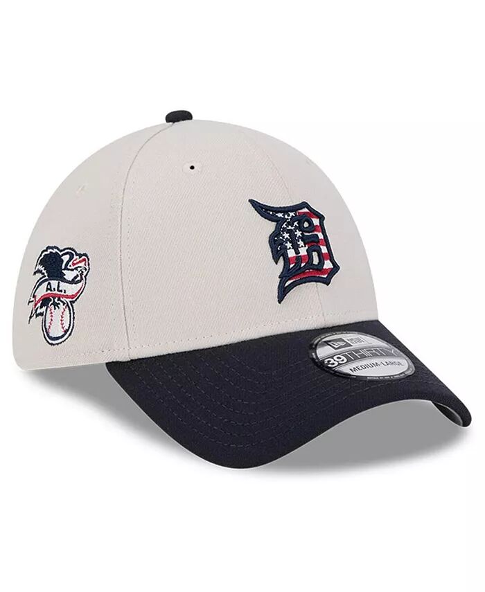 

Мужская черная кепка Detroit Tigers 2024 Fourth of July 39THIRTY Flex New Era