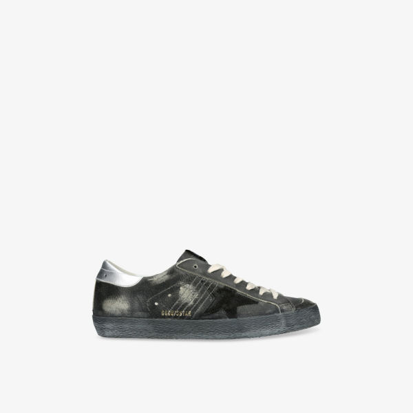 

Кроссовки Super Star из замши на низком ходу Golden Goose, мультиколор