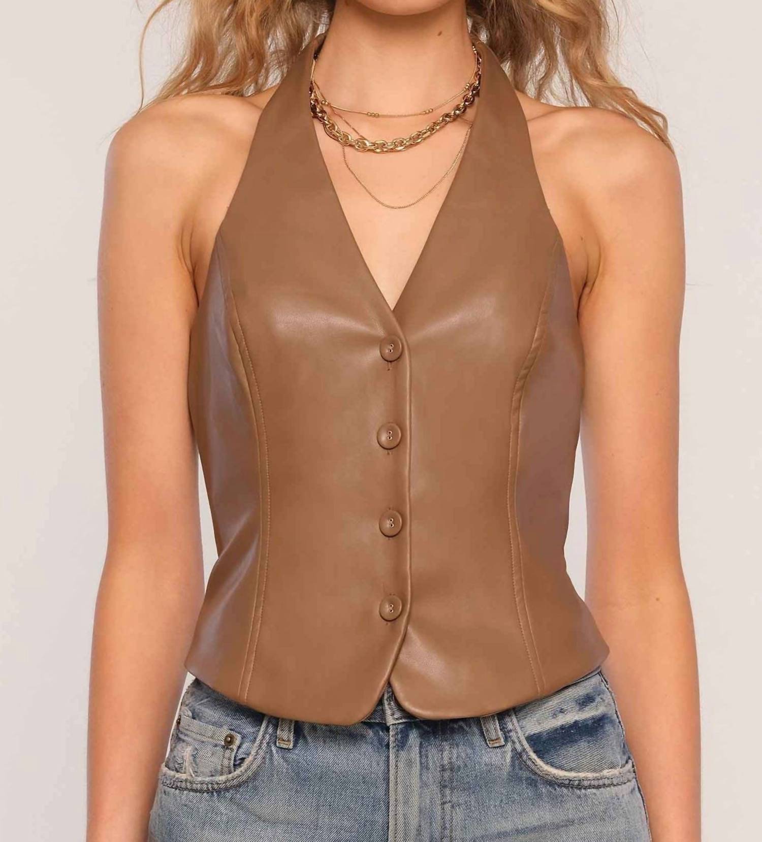 

Alma Топ в орехе heartloom, цвет walnut